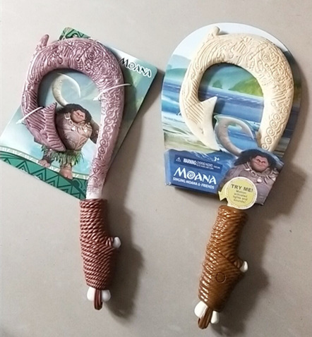 海洋奇缘毛伊的魔法武器鱼钩刀音乐灯光moana光剑玩具