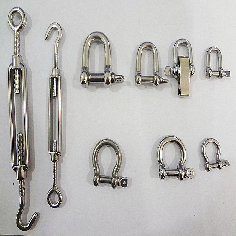 供应不锈钢卸扣,花篮扣,简易弹簧钩 金属扣具-阿里巴巴