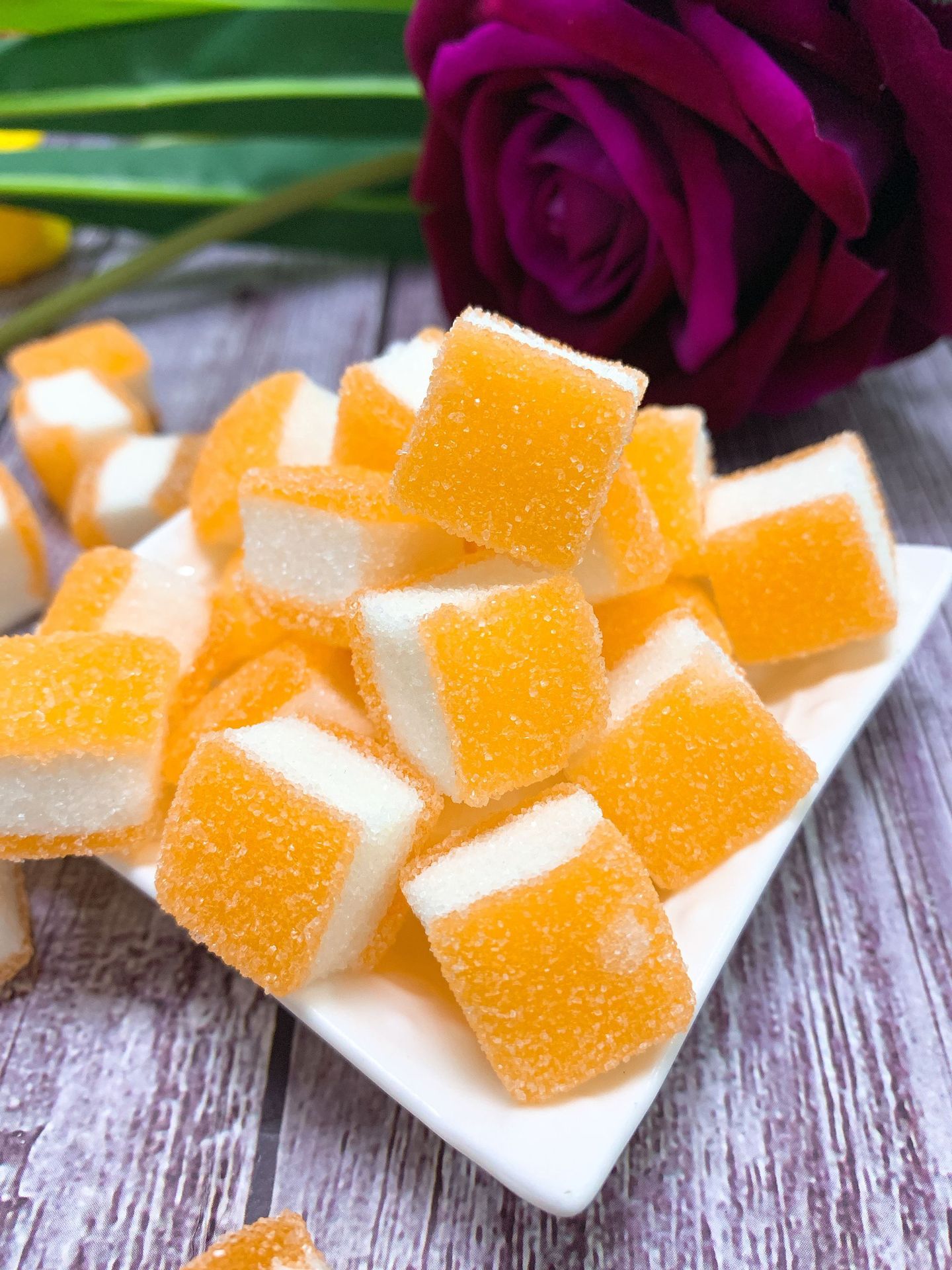 散装三层水果夹心糖什锦啫喱水果味软糖网红同款休闲零食水果软糖