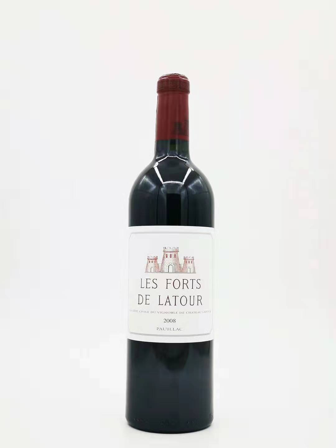 2008小拉图红酒拉图酒庄副牌红葡萄酒les forts de latour