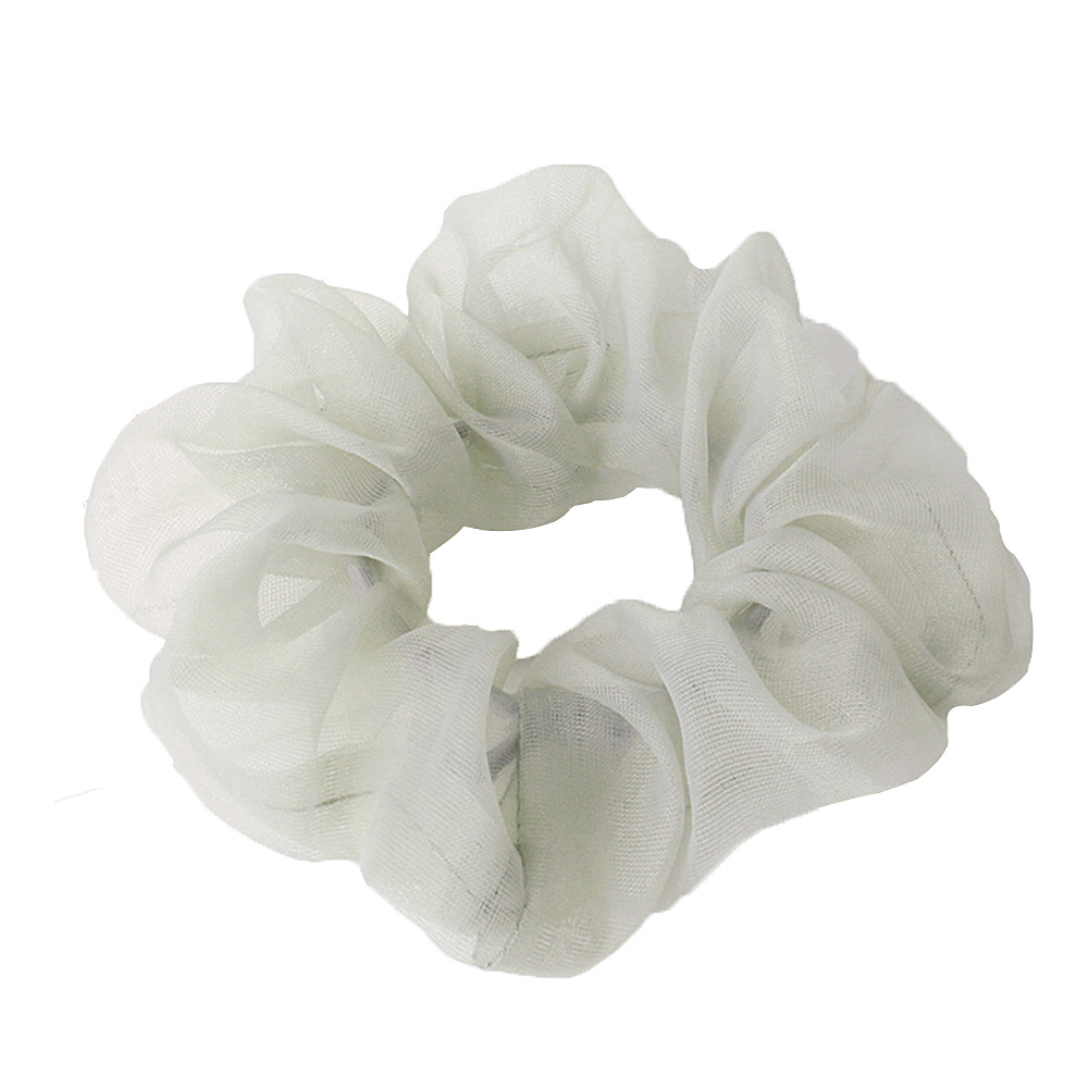 奇阅欧根纱大肠发圈仙女蓬蓬布艺轻纱薄纱大肠圈马尾扎发绳