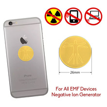 5G EMF protection亚马逊防辐射24K手机贴英文说明书OPP袋装