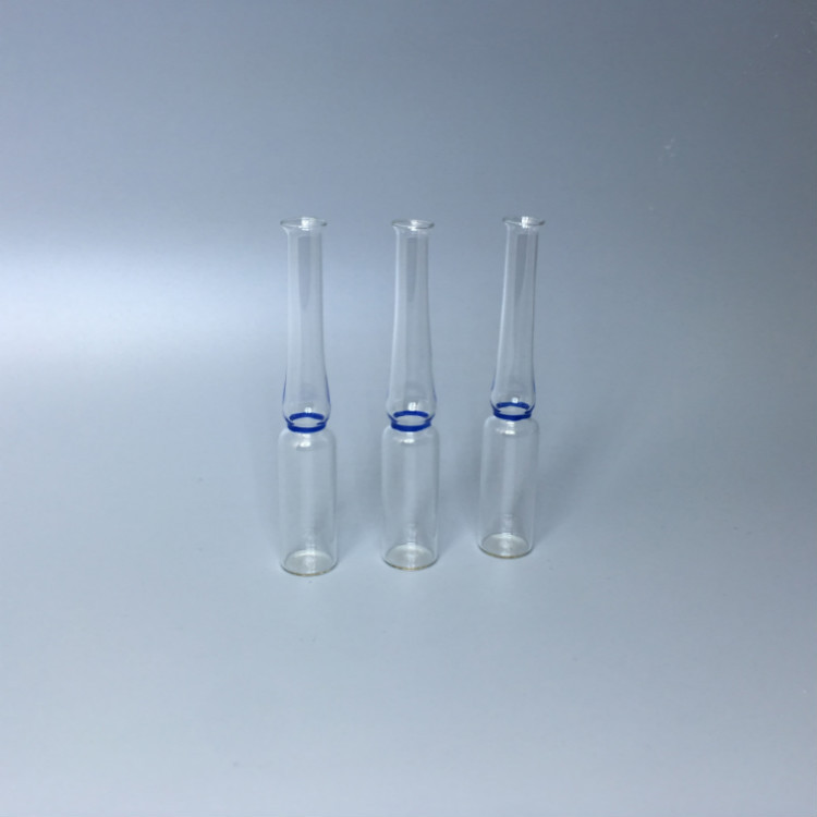 厂家销售 曲颈易折医用瓶 水针针剂瓶 1ml安瓿瓶易折环