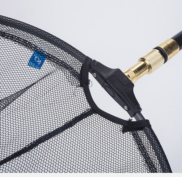 高碳素定位抄网超轻超硬抄网杆伸缩捕鱼杆捞鱼网兜操网竿垂钓用品