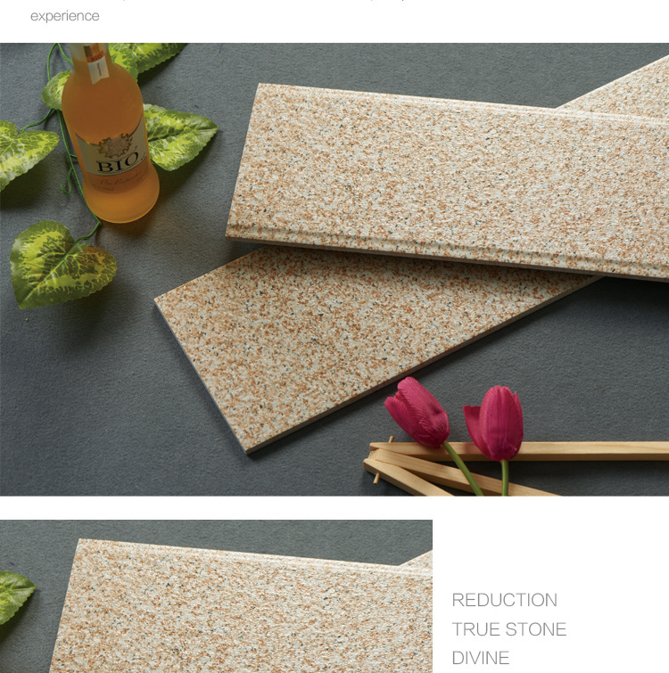 厂家直销自然石外墙砖15x50餐厅酒店工程仿古外墙砖外别墅外墙砖