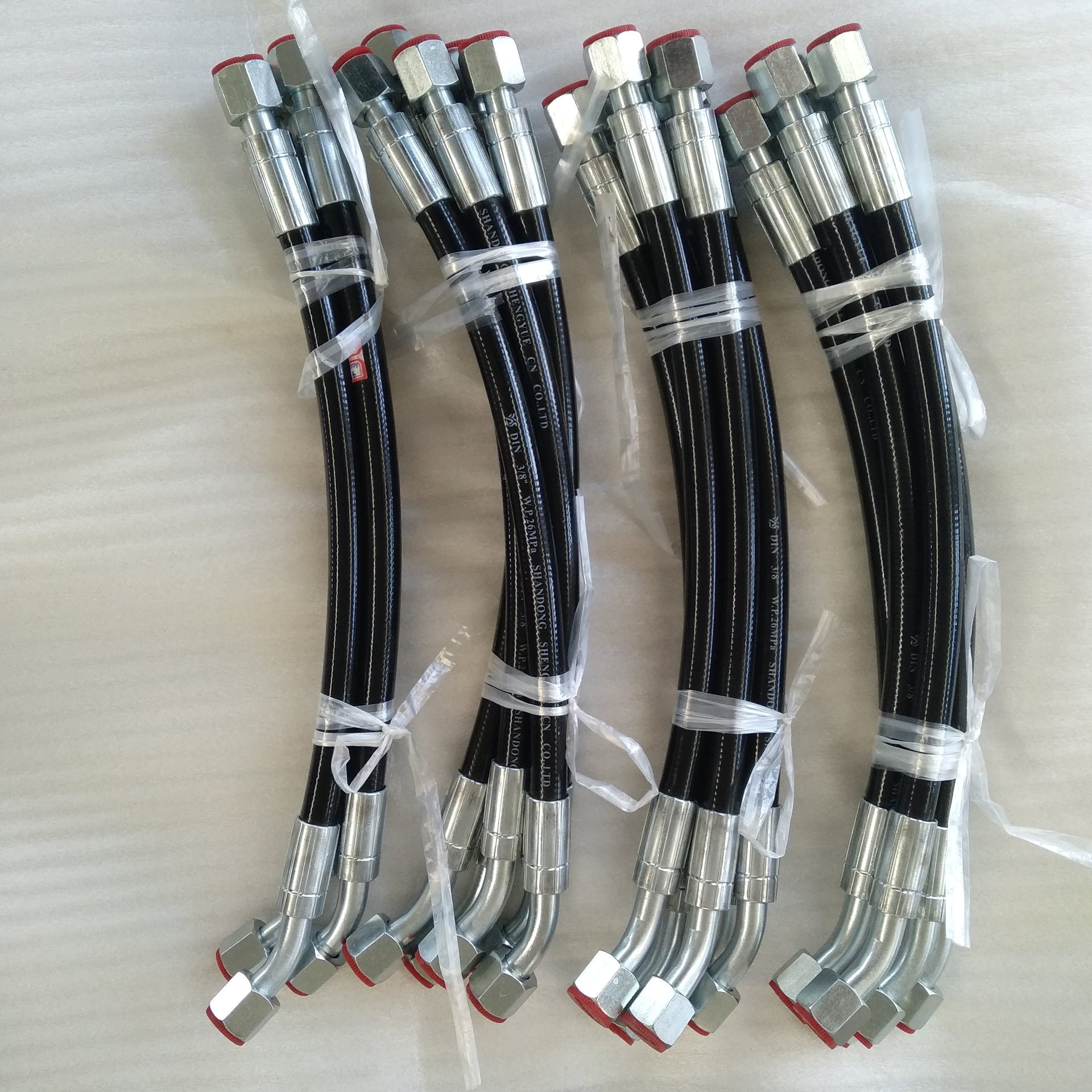 德州盛跃液压油管厂家直销钢丝编织高压软管机床液压软管总成