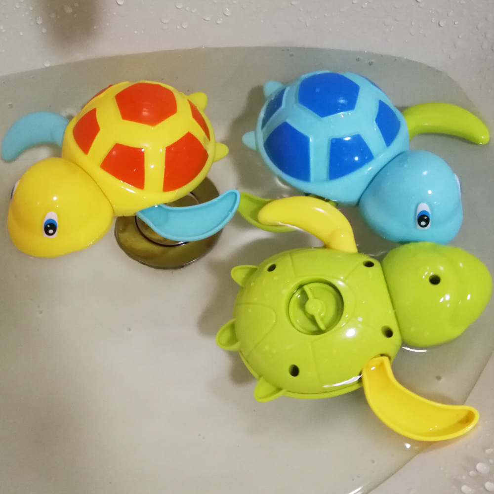 儿童戏水酷游小乌龟沐浴玩具浴室宝宝洗澡上链小乌龟男孩女孩赠品
