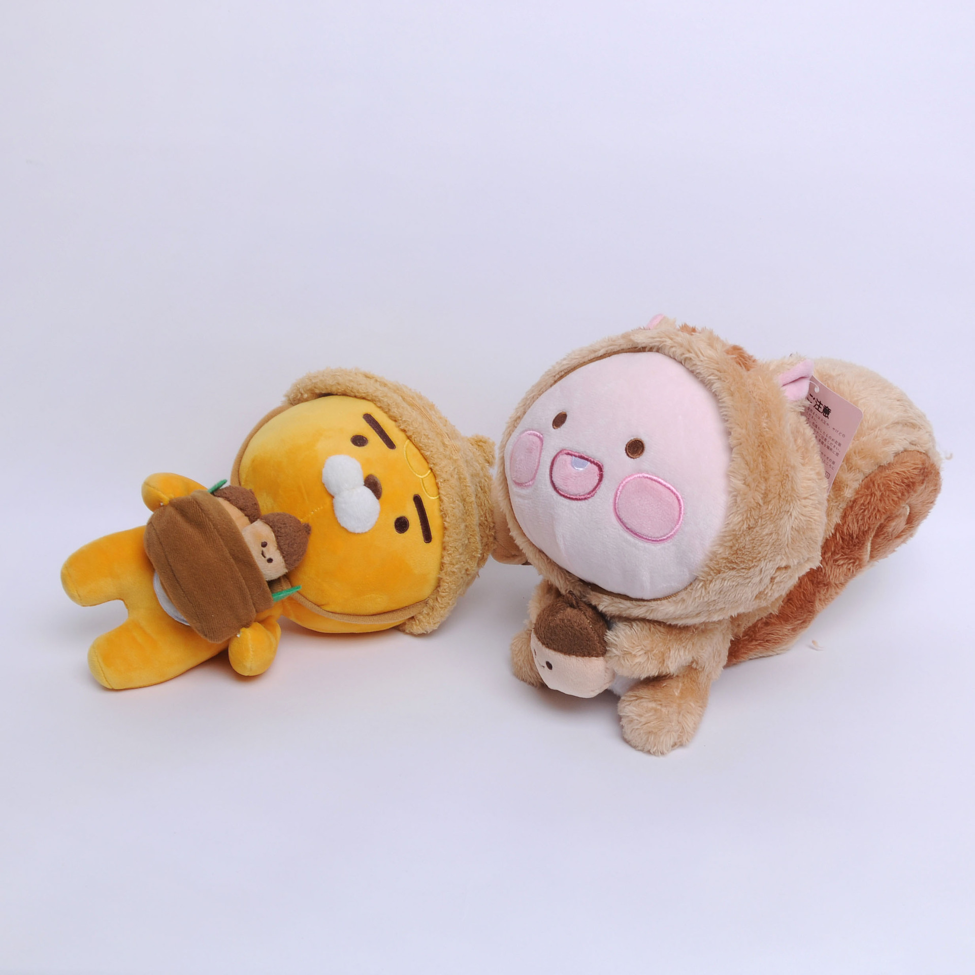 毛绒公仔,玩偶,娃娃-韩国 friends可爱卡通ryan松鼠毛绒公仔生日礼物