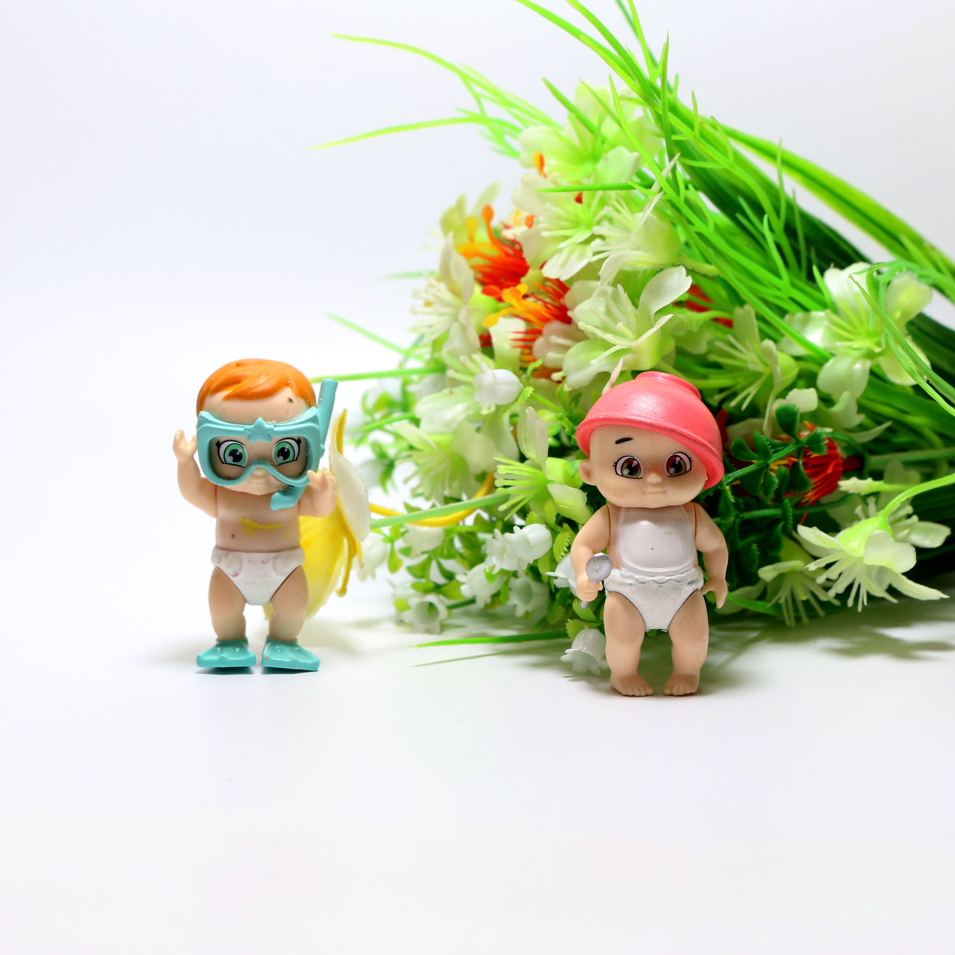 现货3d可动婴儿人偶 重生娃娃pvc塑胶公仔 新年礼品玩具收藏摆件