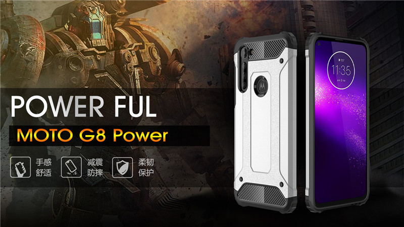 新款motog8power手机壳二合一金刚 防摔手机保护套厂家直销