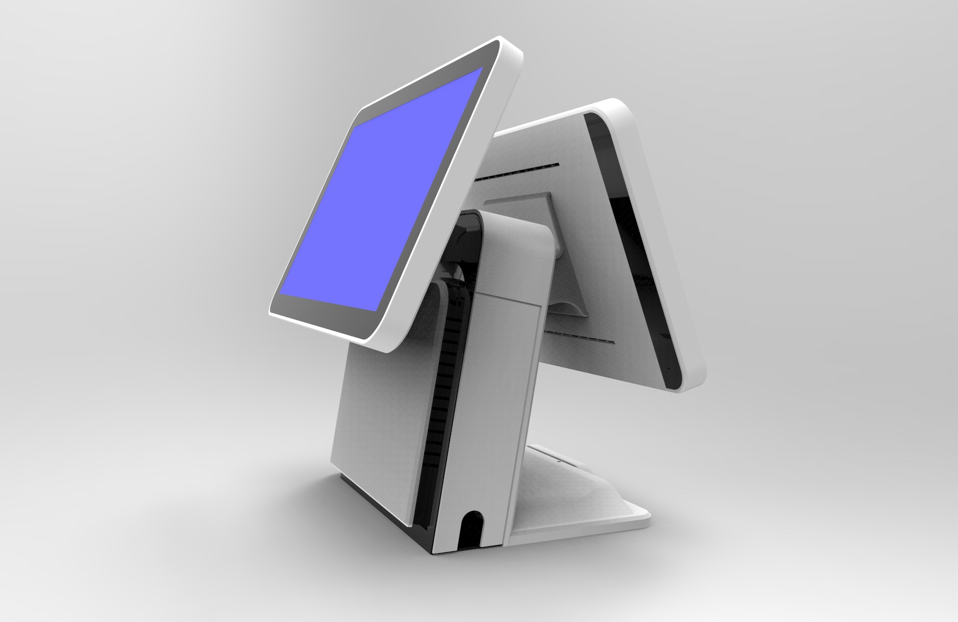 6寸双屏电容触屏一体机点菜机一体机奶茶咖啡