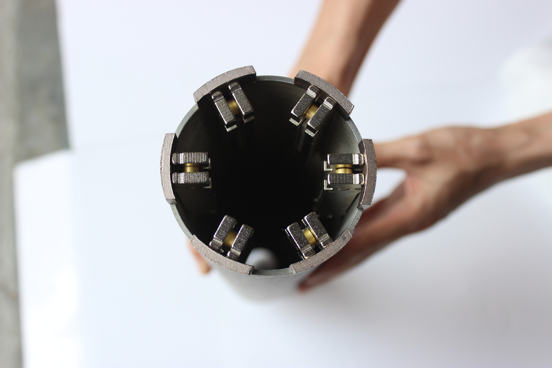 金刚石刀头焊接定位器 钢混凝土石材薄壁水钻头 刀头焊接定位夹具