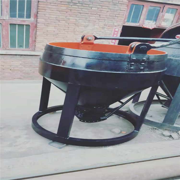 凿井矿用吊桶底卸式溜灰桶座钩式吊桶现货