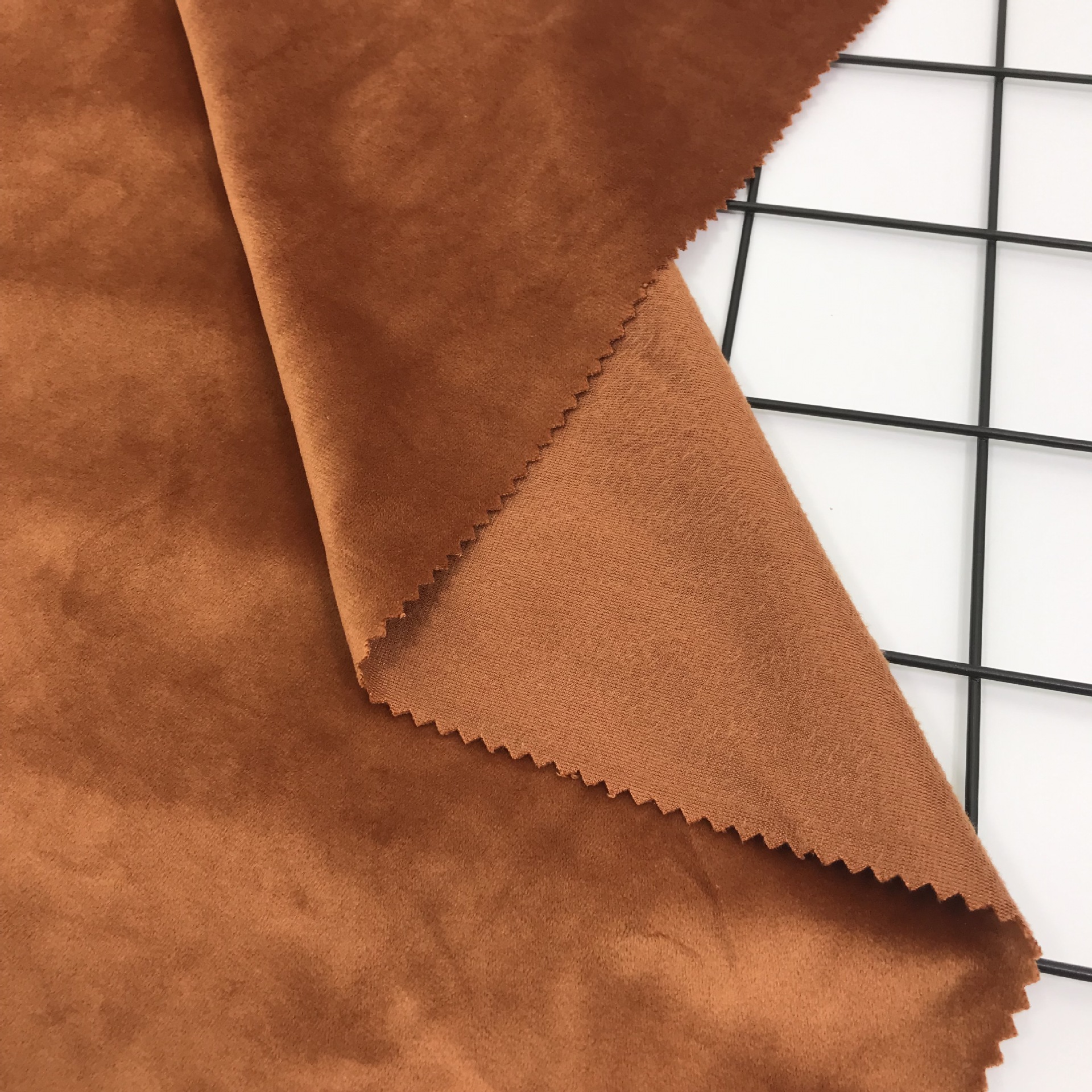 现货荷兰绒面料 纯色时装 230g丽丝绒 女装保暖卫衣 旗袍秋冬