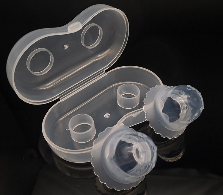 一体式全硅胶乳头器一矫正对带盒子孕妇内陷少女扁平凹陷矫正器