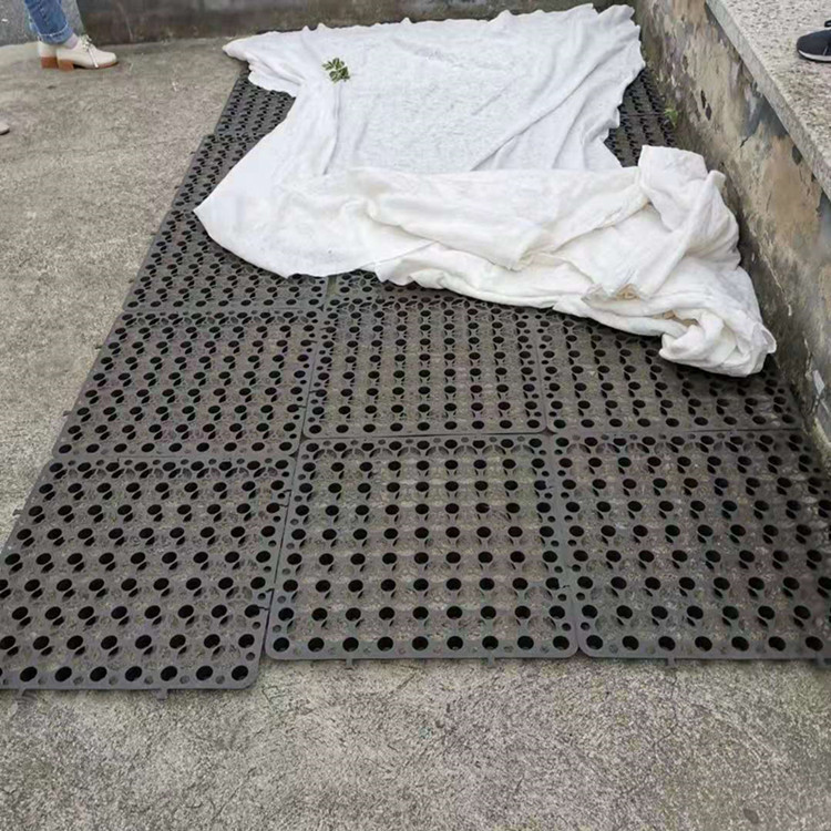 屋顶花园种菜楼顶绿化pe料蓄排水板储水板双面防阻根板滤水土工布