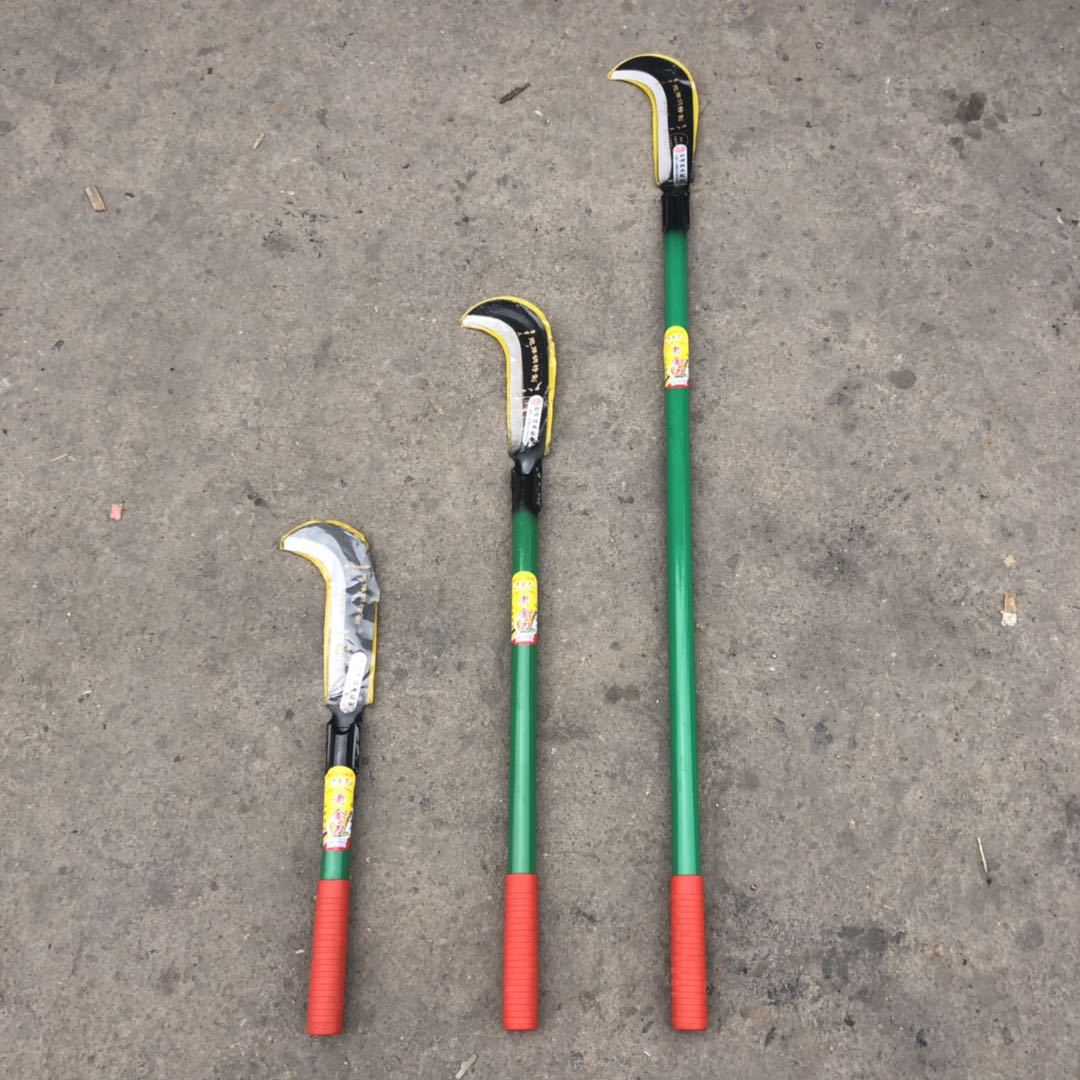 厂家直销柴刀 加长铁柄钩刀 园艺弯刀 长柄鹰嘴钩刀 加长修枝柴刀