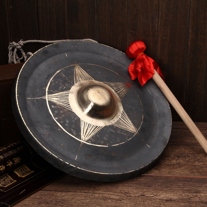 秦翔铜锣约35cm直径包锣40cm包锣35厘米手抄锣30公分黑锣响铜乐器