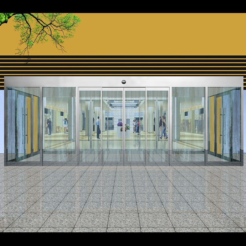江苏雷博胜 供应酒店自动感应门 构造安全 定制安装自动平移门
