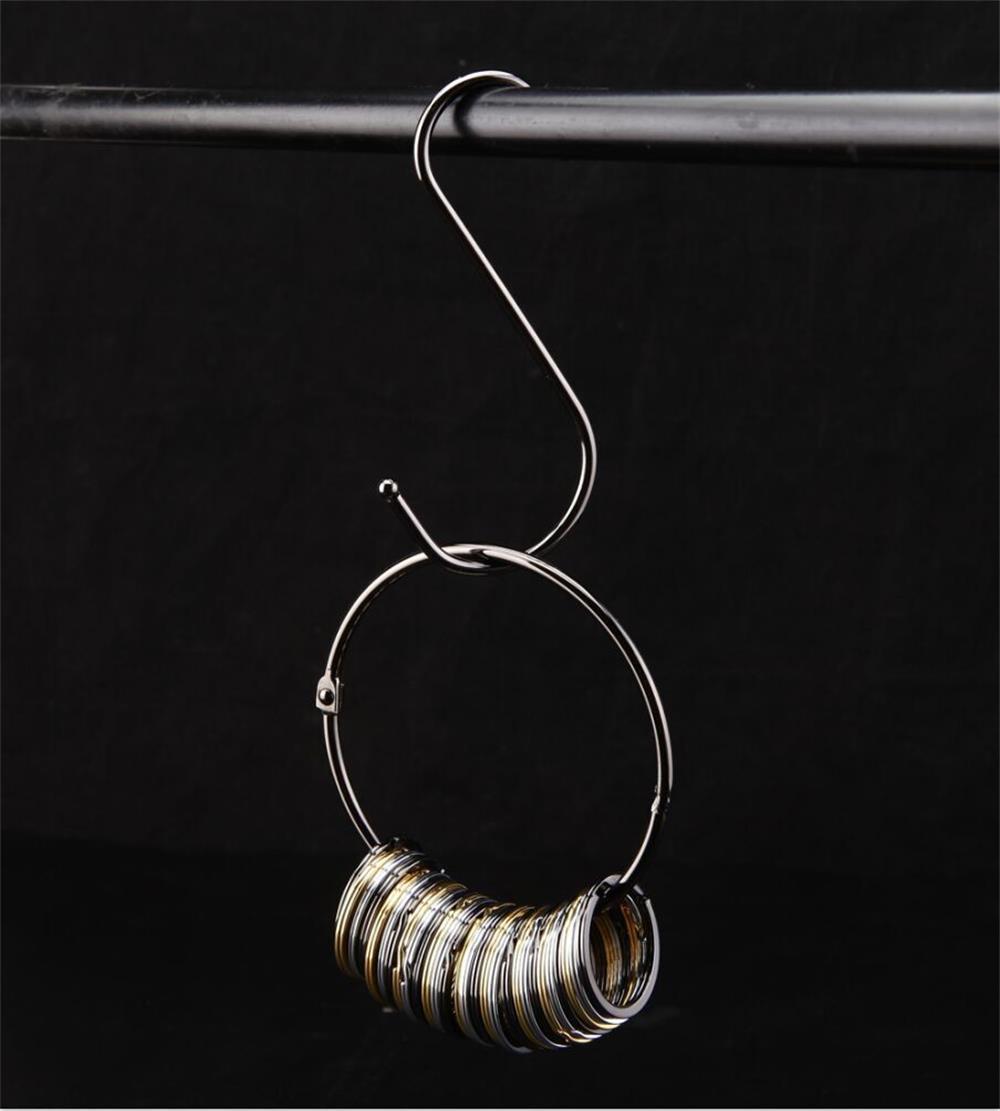 金属金色s型样品挂衣钩服装钩厨房工具货物挂钩铁钩小挂钩