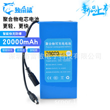 12V20000ma(彩标)聚合物可充锂电池灯箱照明led(黄金版)