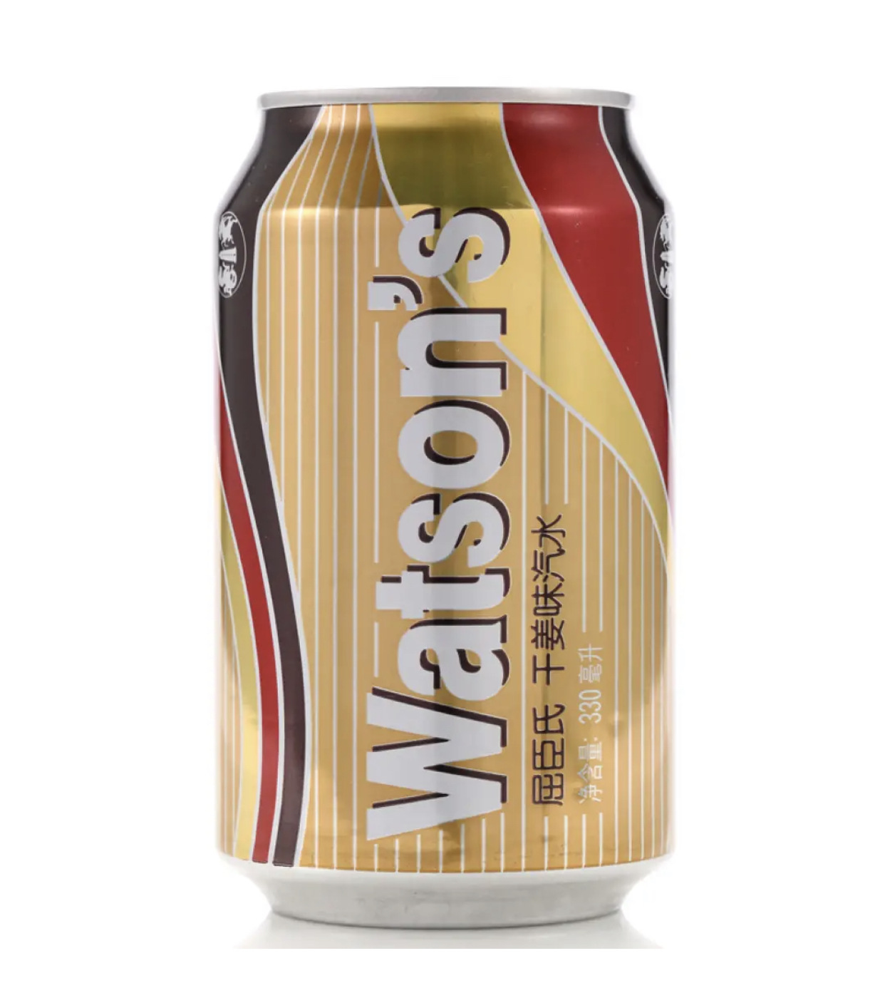 屈臣氏 苏打汽水330ml*24听 汤力水 干姜水整箱watsons苏打水多味