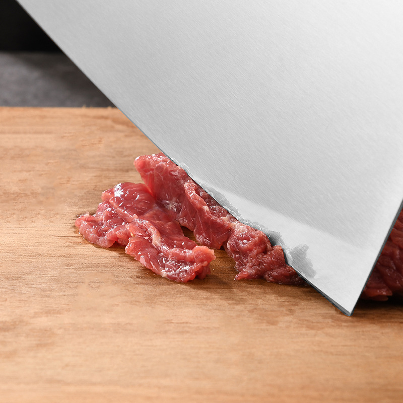 瑞狮忠记切片刀切牛肉刀锻打桑刀切菜刀切肉刀肉片刀潮汕牛肉刀