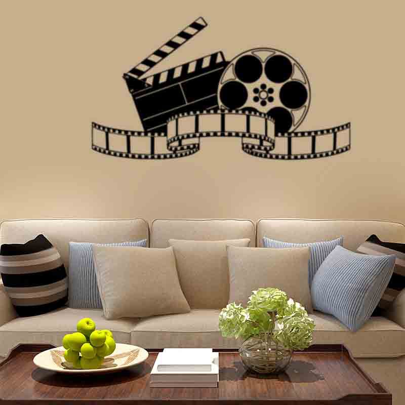 8133厂家批发跨境外贸个性创意电影胶卷可移除自粘墙贴画