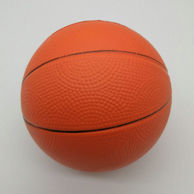 厂价直销10cm实心海绵pu发泡篮球软软弹性捏捏乐发泄弹力球