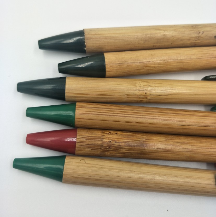 竹子笔竹筒环保笔竹竿弹跳跳动圆珠笔酒店学校广告用可定制logo