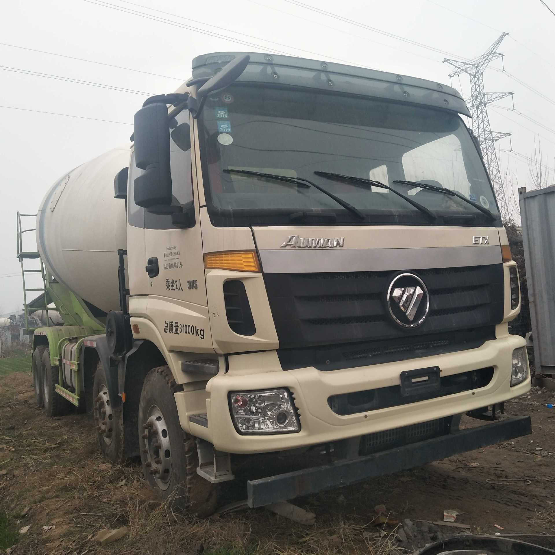 辽宁 出售二手22方欧曼混凝土搅拌车 l9雷萨水泥搅拌车搅拌罐车