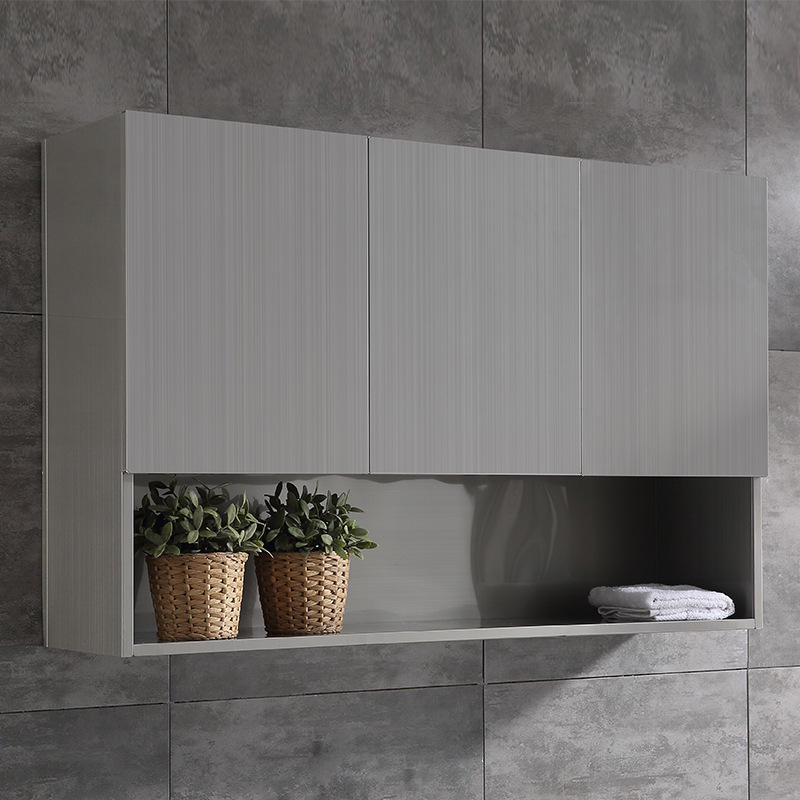 不锈钢吊柜铝合金边柜浴室柜组合挂柜收纳柜储物柜阳台柜