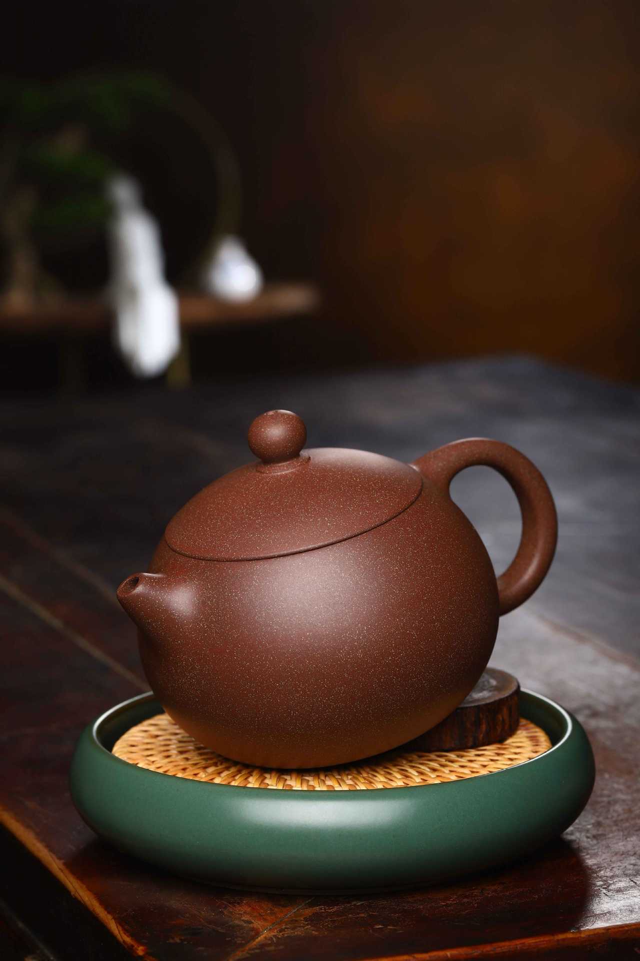 3008宜兴紫砂壶原矿桃花泥西施 冒烟出汗紫砂壶茶具 320毫升包邮