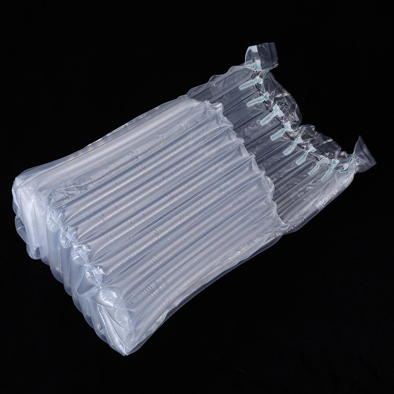 10柱烟装气柱袋 厂家供应缓冲减震通用包装pe充气气柱卷料防漏气