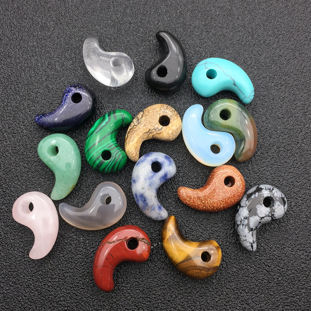 天然水晶玛瑙 阴阳师勾玉吊坠犬夜叉大天狗动漫周边手串手链项链