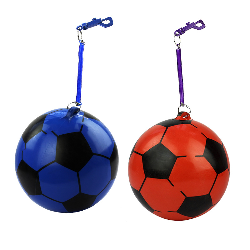 儿童链子足球 带拉绳练习皮球 儿童充气玩具 拍拍球 学生室外运动
