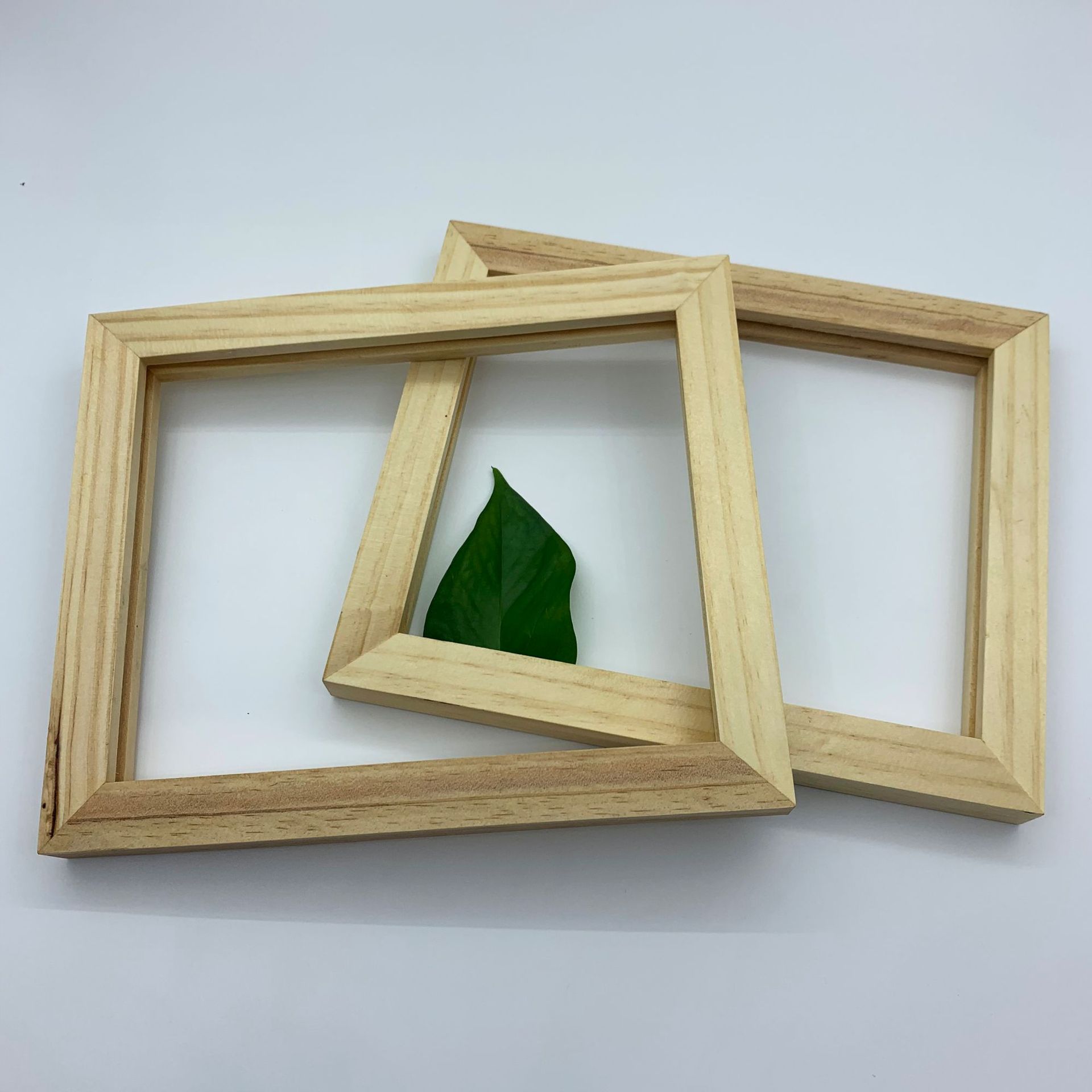 简约木框标本框松木相框实木框木质婊装框黑胡桃展示框 木制定制