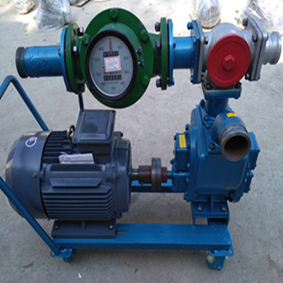 直供淄博龙威牌65yhcb-35型移动式计量抽油泵,带流量表装卸油泵