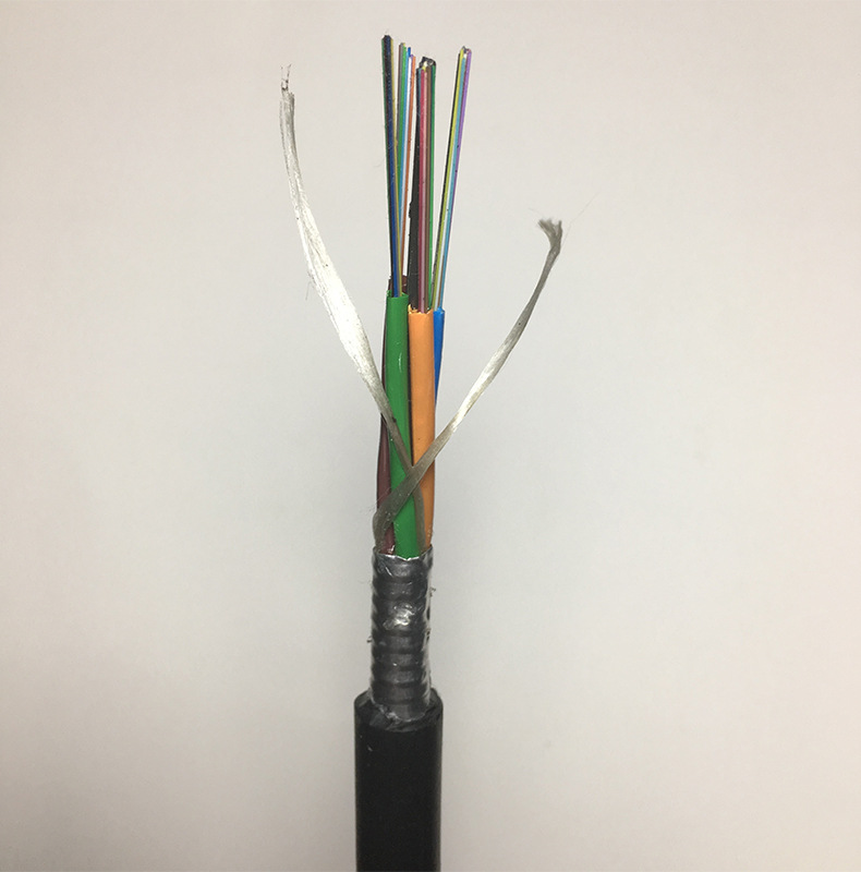 8芯厂家直销gyta管道防水光缆单模光纤铠装室外光缆