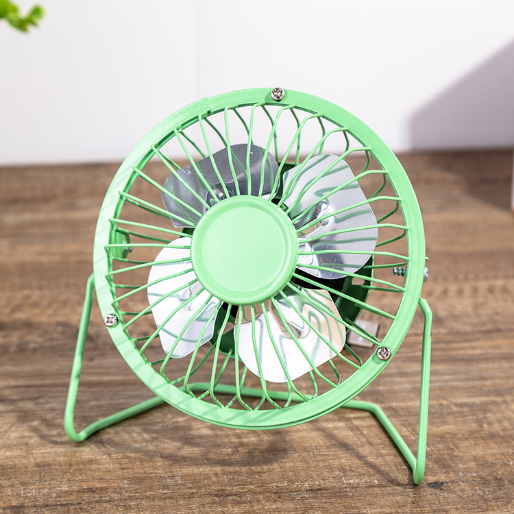 Portable 4-Inch USB Mini Fan Iron Fan