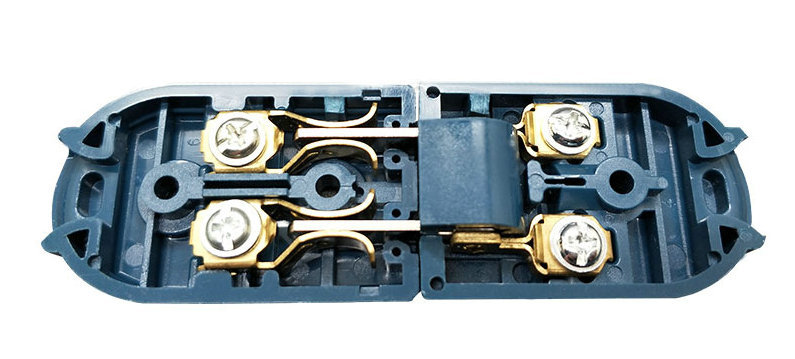 二扁美标电源插头10a公母对接组装二脚插头监控插头美标二极插头