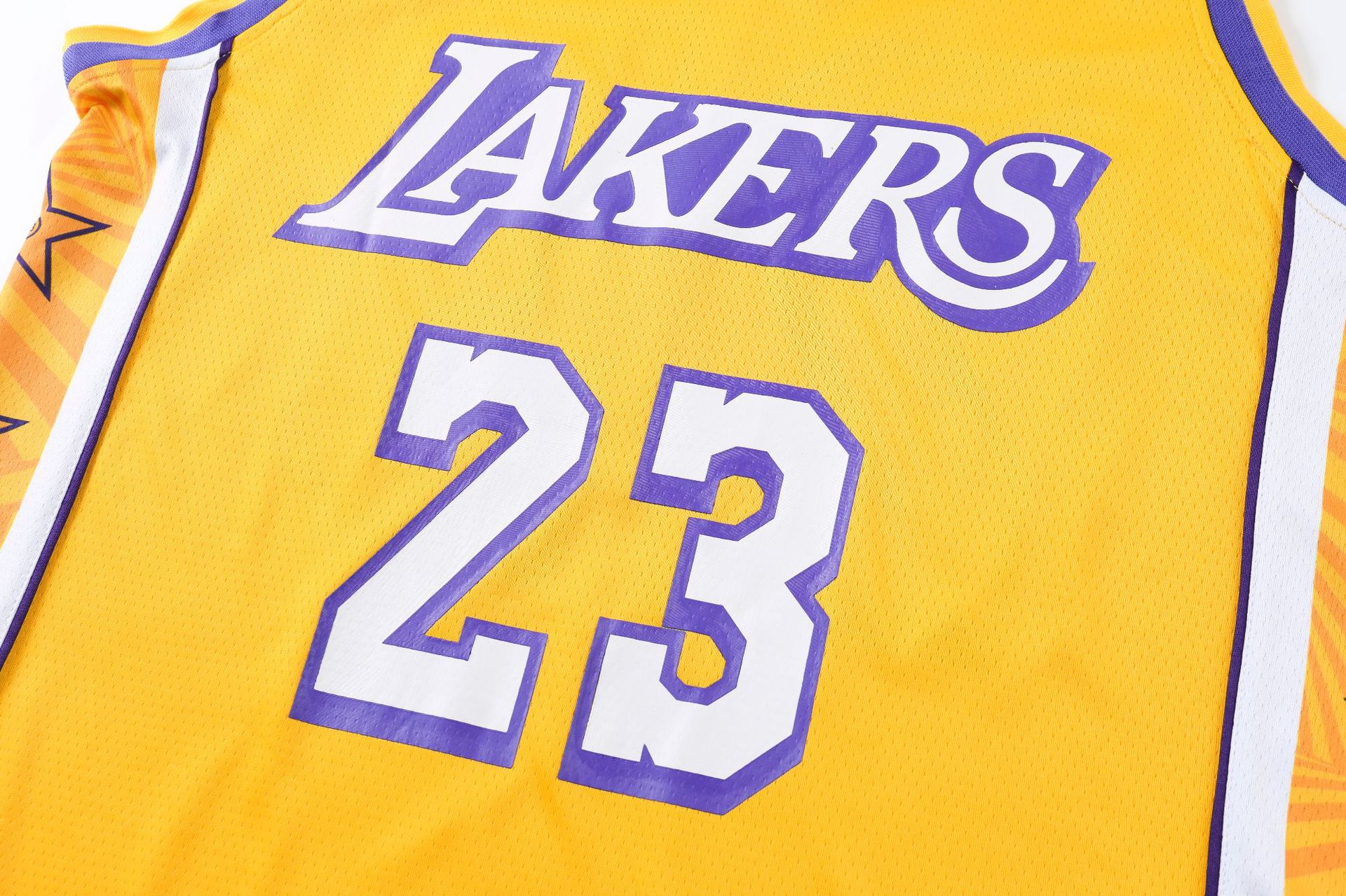 新款湖人城市版23号詹姆斯球衣比赛出场运动篮球服套装印字号定制