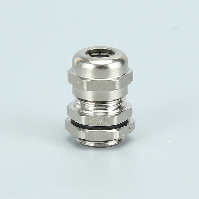 防水接头pg7铜接头电缆固定头葛兰头电缆连接器现货供应