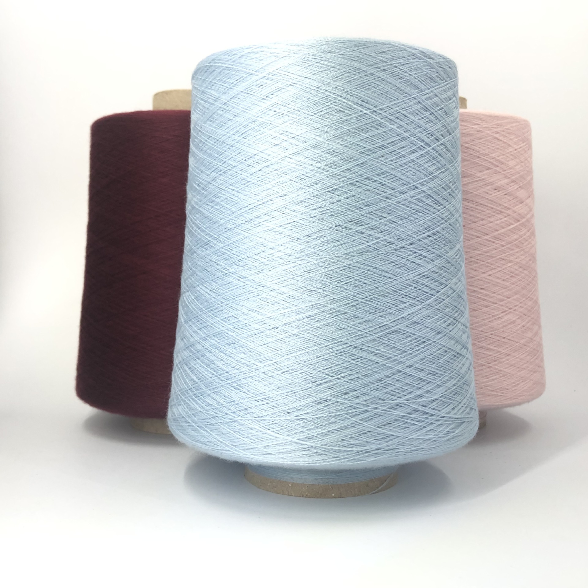 弘益纺织5羊绒混纺纱线超细性价比高2/48s精纺山羊绒纱 厂家直销