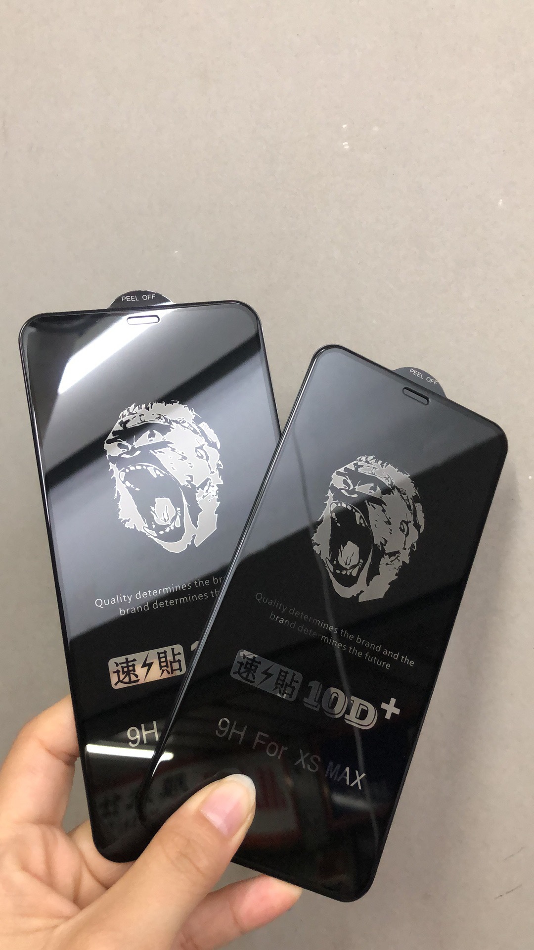 适用10d 大猩猩 苹果11pro钢化膜iphone11 xsmax全屏大猩猩玻璃膜