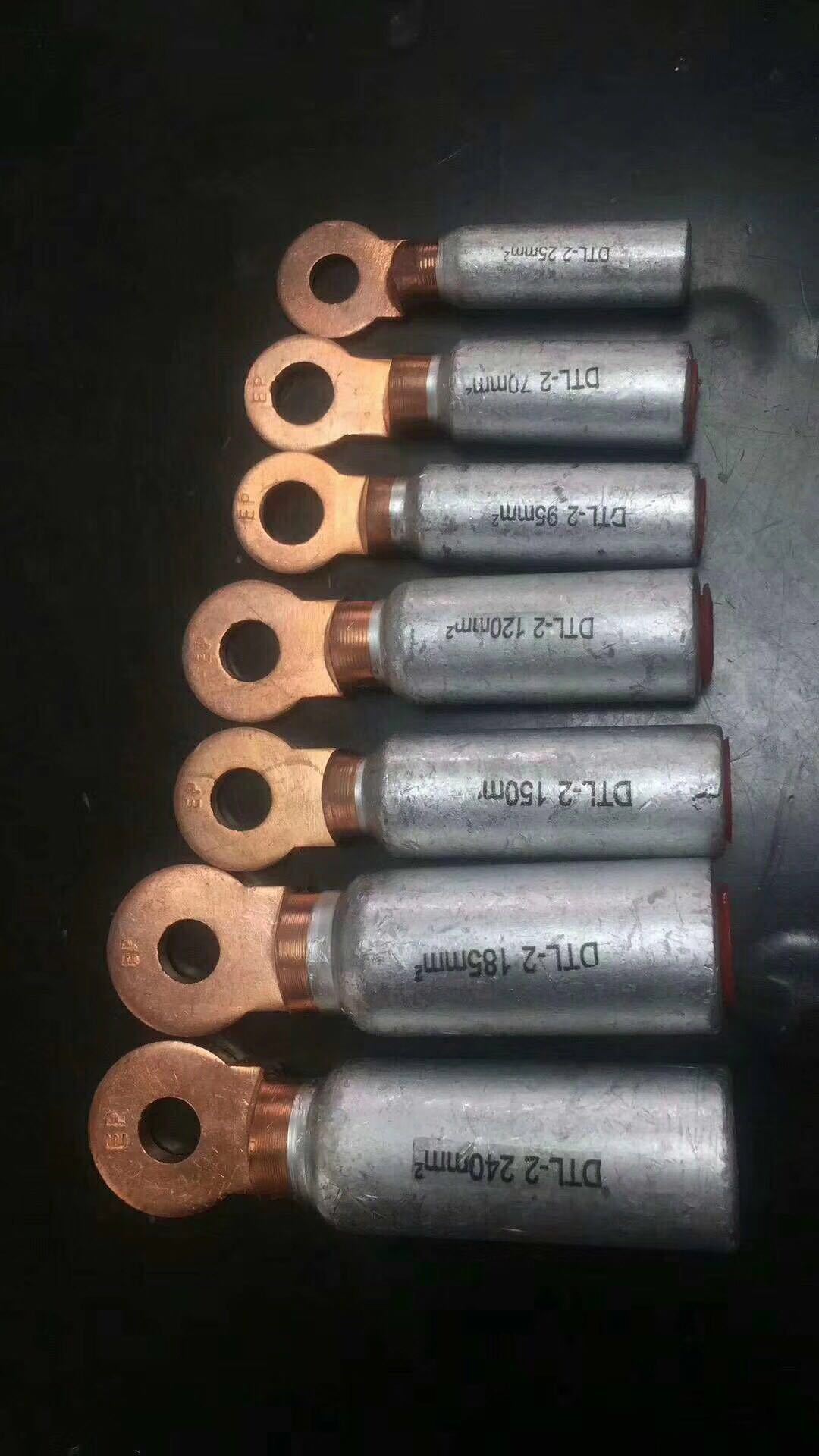 厂家直销 小头方头铜铝端子 出口型dtl-2 欧式端子 钎焊铜铝鼻