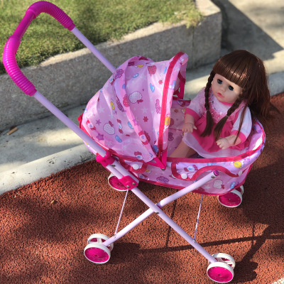 儿童玩具推车带娃娃小推车6女孩公主4岁宝宝手推车女童礼物小孩女