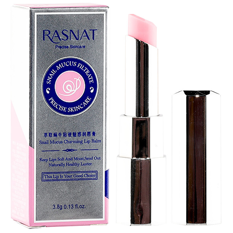 临期22年10月 批发 rasnat智美蜗牛萃取蜗牛粘液魅惑润唇膏3.8g