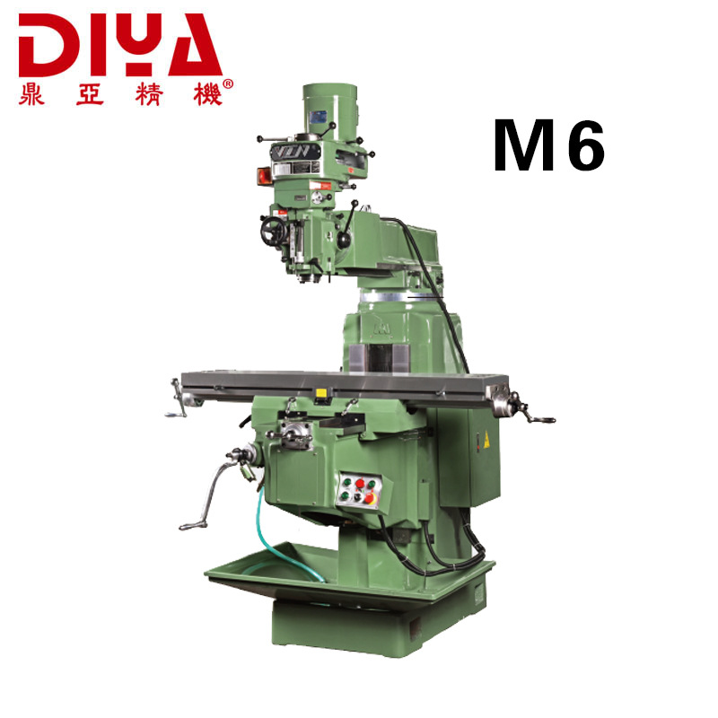上海鼎亚精机m6立式炮塔铣床数显摇臂铣床6号机厂家直供