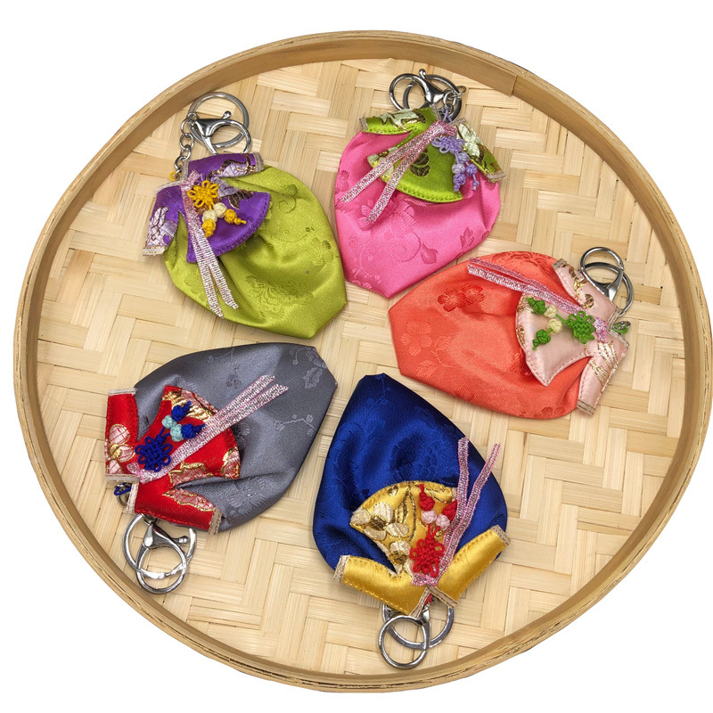 韩国钥匙扣韩式包链汽车饰品 韩服可爱朝鲜族工艺品 结婚婚庆礼品